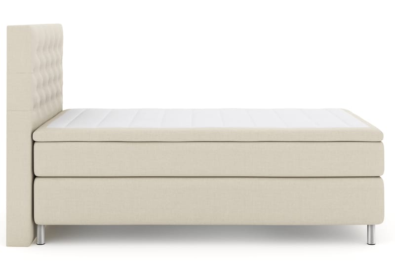 Select No 4 Komplett Sängpaket 120x200 Fast - Beige/Metall - Komplett sängpaket - Kontinentalsäng