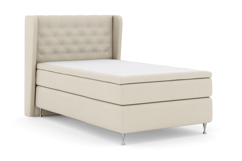 Select No 4 Komplett Sängpaket 120x200 Fast - Beige/Silver - Komplett sängpaket - Kontinentalsäng