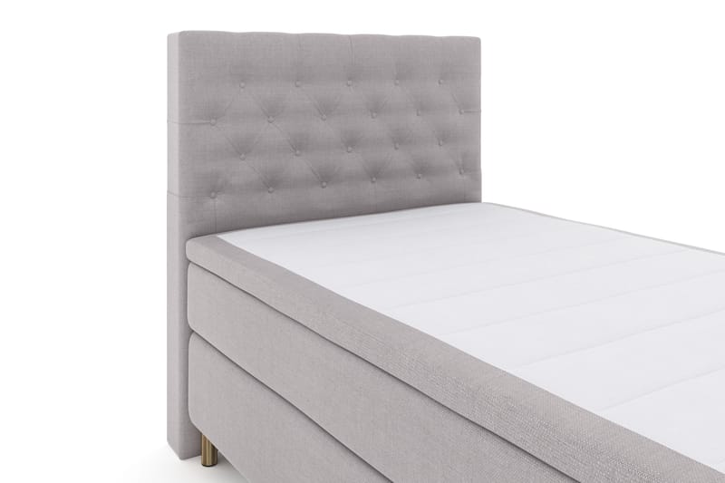 Select No 4 Komplett Sängpaket 120x200 Fast - Ljusgrå/Koppar - Möbler - Säng - Komplett sängpaket