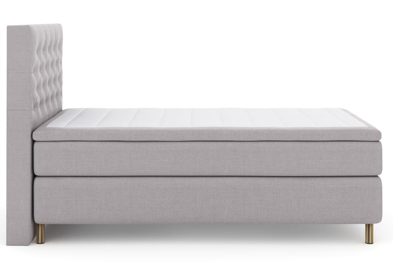 Select No 4 Komplett Sängpaket 120x200 Fast - Ljusgrå/Koppar - Möbler - Säng - Komplett sängpaket