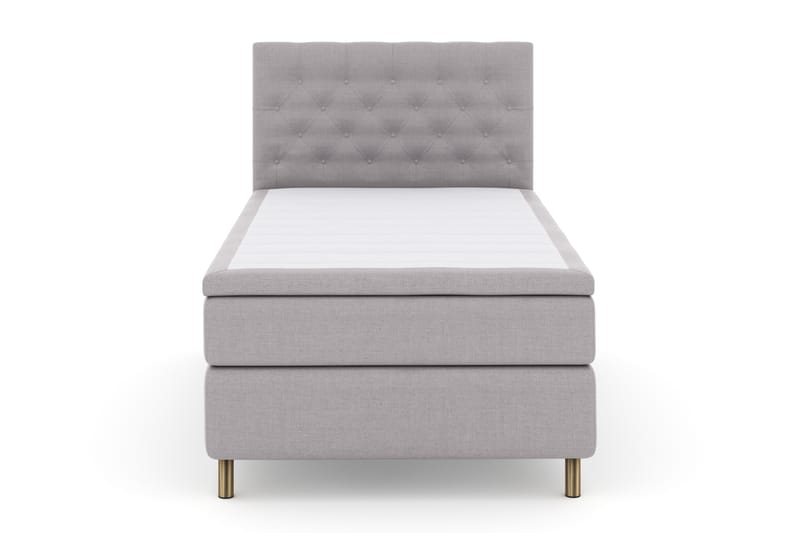 Select No 4 Komplett Sängpaket 120x200 Fast - Ljusgrå/Koppar - Möbler - Säng - Komplett sängpaket