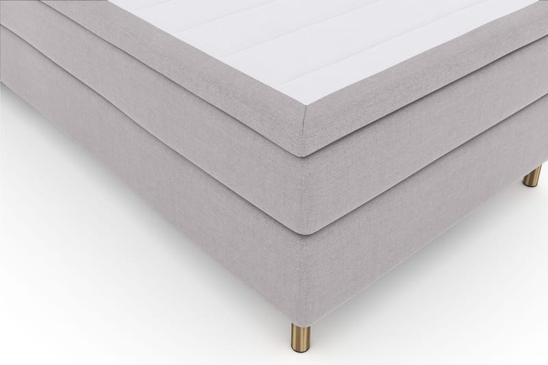 Select No 4 Komplett Sängpaket 120x200 Fast - Ljusgrå/Koppar - Möbler - Säng - Kontinentalsäng