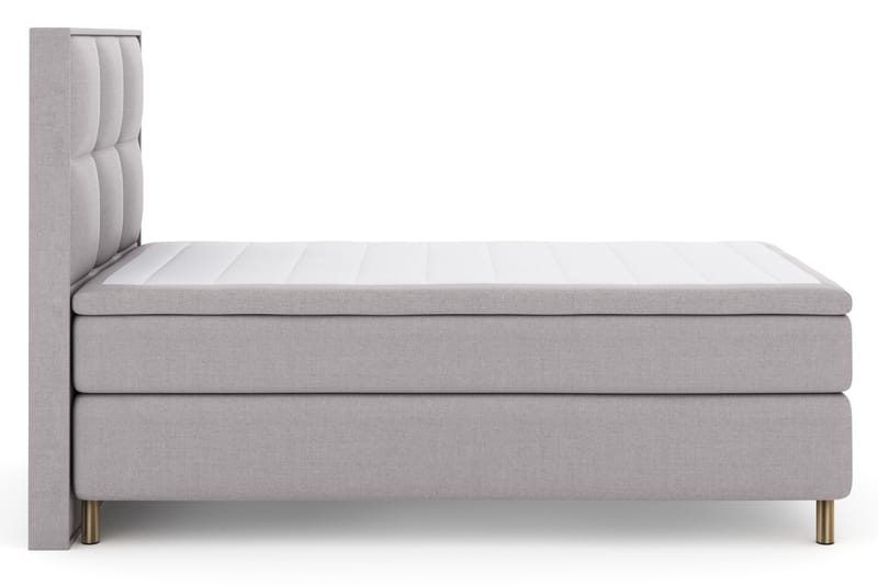 Select No 4 Komplett Sängpaket 120x200 Fast - Ljusgrå/Koppar - Möbler - Säng - Komplett sängpaket