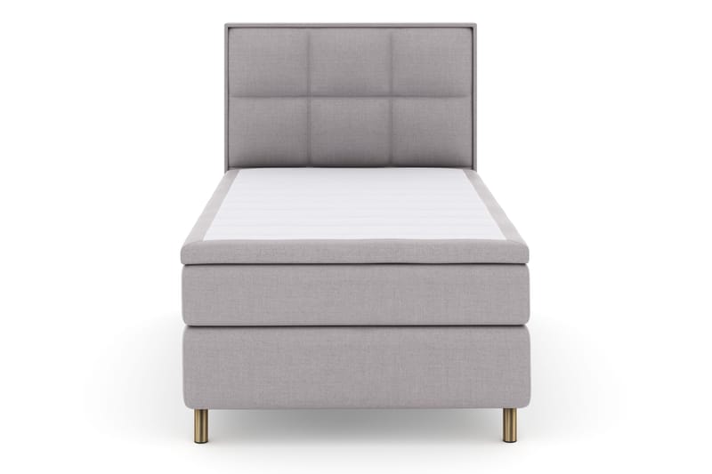 Select No 4 Komplett Sängpaket 120x200 Fast - Ljusgrå/Koppar - Möbler - Säng - Kontinentalsäng