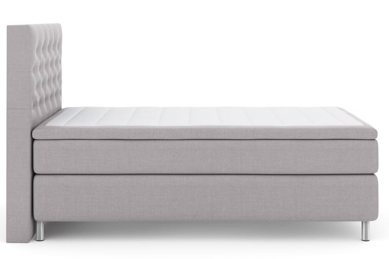 Select No 4 Komplett Sängpaket 120x200 Fast - Ljusgrå/Metall - Möbler - Säng - Komplett sängpaket