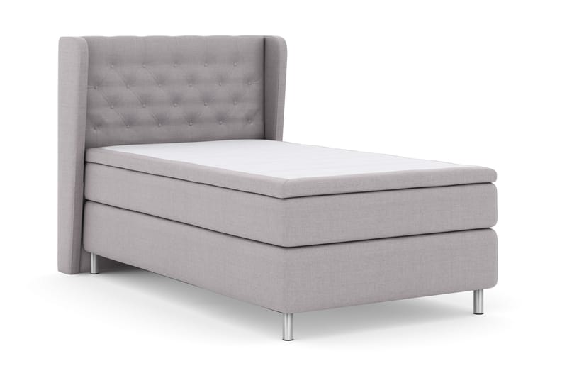 Select No 4 Komplett Sängpaket 120x200 Fast - Ljusgrå/Metall - Möbler - Säng - Kontinentalsäng