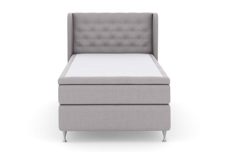 Select No 4 Komplett Sängpaket 120x200 Fast - Ljusgrå/Silver - Möbler - Säng - Kontinentalsäng