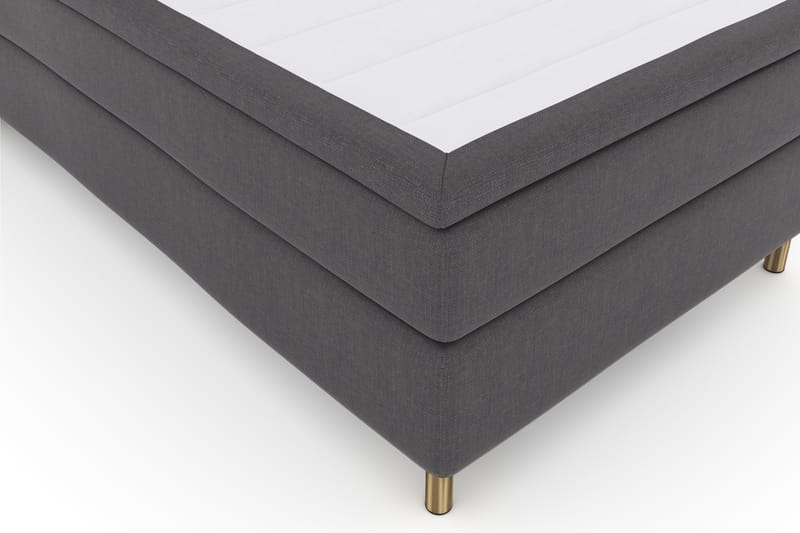 Select No 4 Komplett Sängpaket 120x200 Fast - Mörkgrå/Koppar - Möbler - Säng - Kontinentalsäng