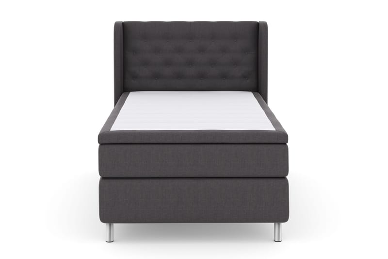 Select No 4 Komplett Sängpaket 120x200 Fast - Mörkgrå/Metall - Möbler - Säng - Kontinentalsäng