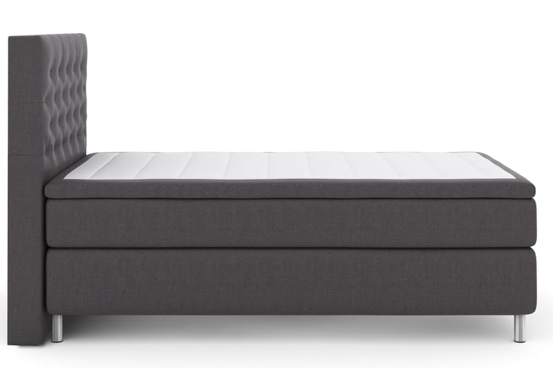 Select No 4 Komplett Sängpaket 120x200 Fast - Mörkgrå/Metall - Möbler - Säng - Komplett sängpaket