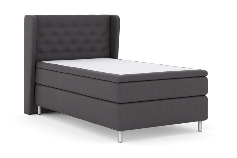 Select No 4 Komplett Sängpaket 120x200 Fast - Mörkgrå/Metall - Möbler - Säng - Kontinentalsäng