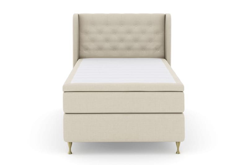 Select No 4 Komplett Sängpaket 120x200 Medium - Beige/Guld - Möbler - Säng - Komplett sängpaket