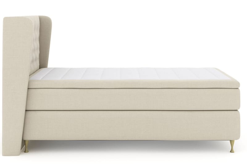 Select No 4 Komplett Sängpaket 120x200 Medium - Beige/Guld - Möbler - Säng - Kontinentalsäng