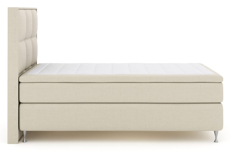 Select No 4 Komplett Sängpaket 120x200 Medium - Beige/Silver - Komplett sängpaket - Kontinentalsäng