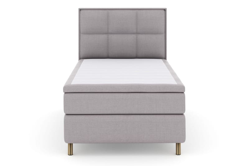 Select No 4 Komplett Sängpaket 120x200 Medium - Ljusgrå/Koppar - Möbler - Säng - Kontinentalsäng