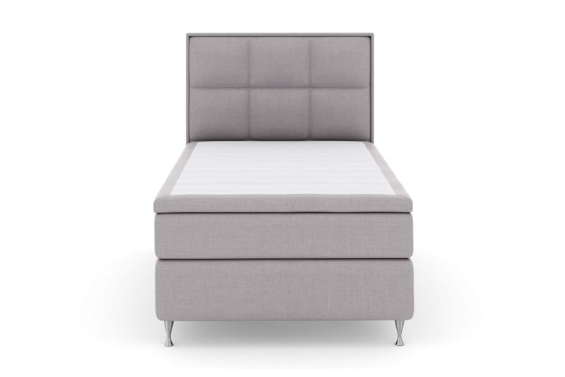 Select No 4 Komplett Sängpaket 120x200 Medium - Ljusgrå/Silver - Möbler - Säng - Komplett sängpaket