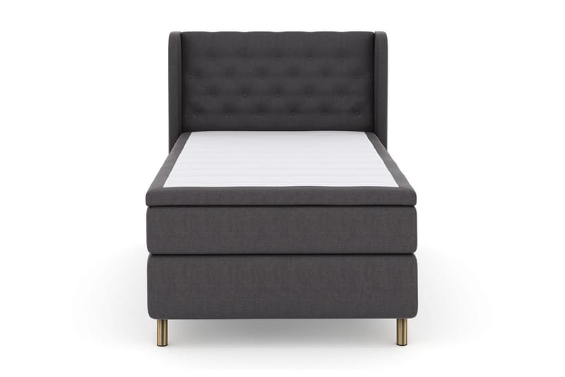 Select No 4 Komplett Sängpaket 120x200 Medium - Mörkgrå/Koppar - Möbler - Säng - Komplett sängpaket