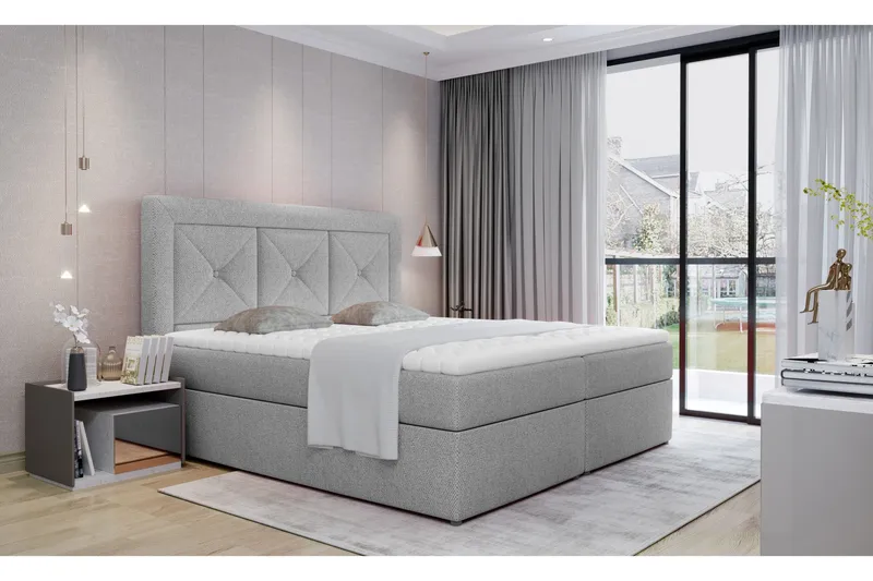 Sidria Sängpaket 140x200 cm, Grå