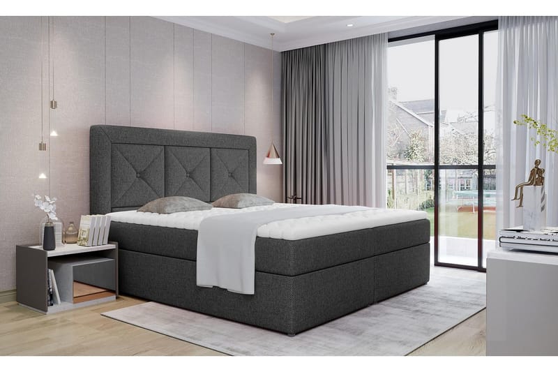 Sidria Sängpaket 160x200 cm, Grå