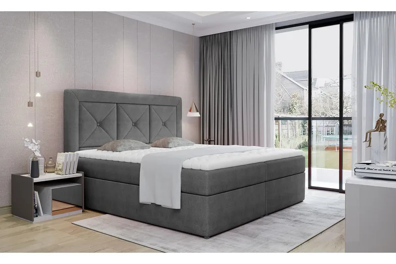 Sidria Sängpaket 180x200 cm, Grå