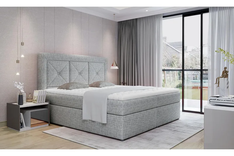 Sidria Sängpaket 180x200 cm, Grå