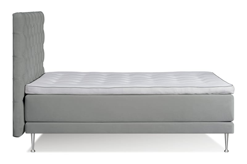 Victoria Komplett Sängpaket 140x200 - Ljusgrå - Möbler - Säng - Komplett sängpaket
