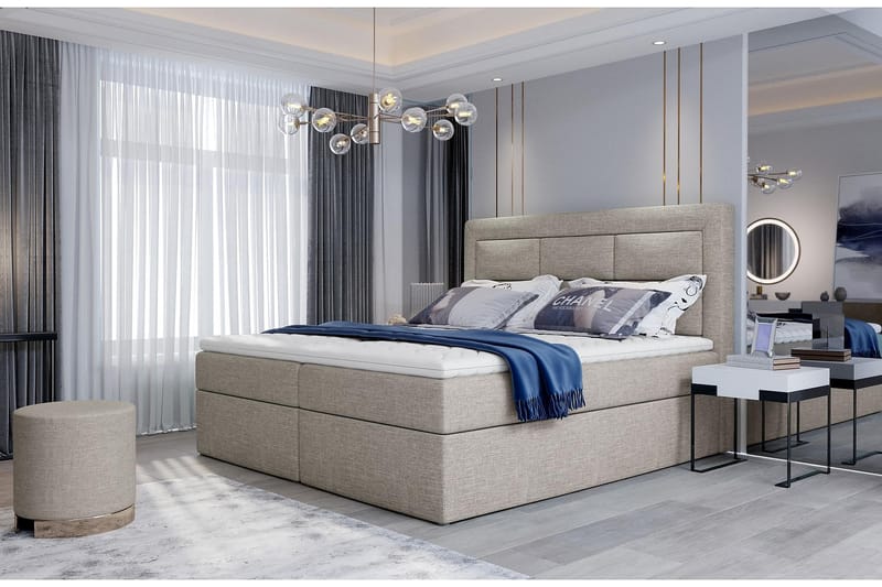 Vivera Sängpaket 180x200 cm - Beige - Möbler - Säng - Komplett sängpaket