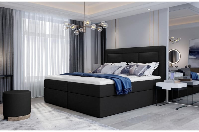 Vivera Sängpaket 180x200 cm - Svart - Möbler - Säng - Komplett sängpaket