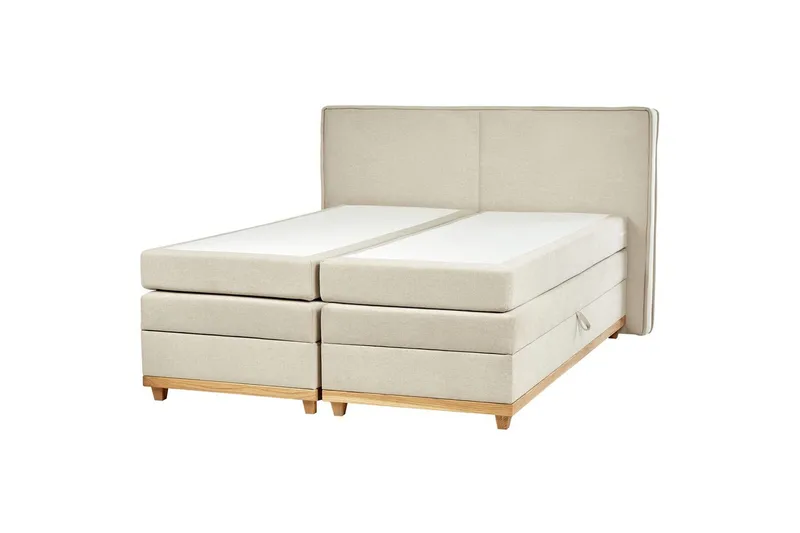 Kontinentalsäng Dynasty Beige-Ljust Trä, 180x200 cm - Beige-Ljust Trä, 180x200 cm - Möbler - Säng - Kontinentalsäng