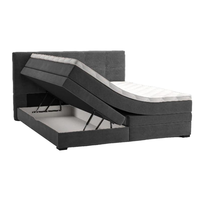 Kontinentalsäng Jeep 160x200 cm - Grå - Möbler - Säng - Kontinentalsäng