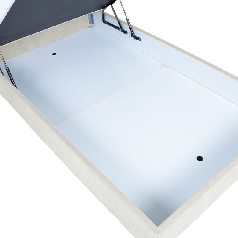 Kontinentalsäng Kalen med madrass 120x200 cm - mörkbeige - Möbler - Säng - Kontinentalsäng