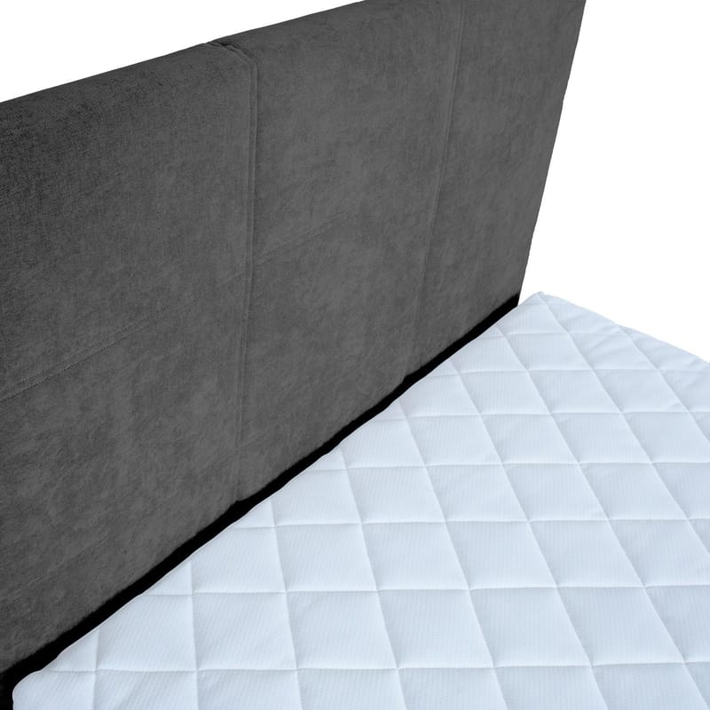 Kontinentalsäng Kalen med madrass 140x200 cm - mörkgrå - Möbler - Säng - Enkelsäng