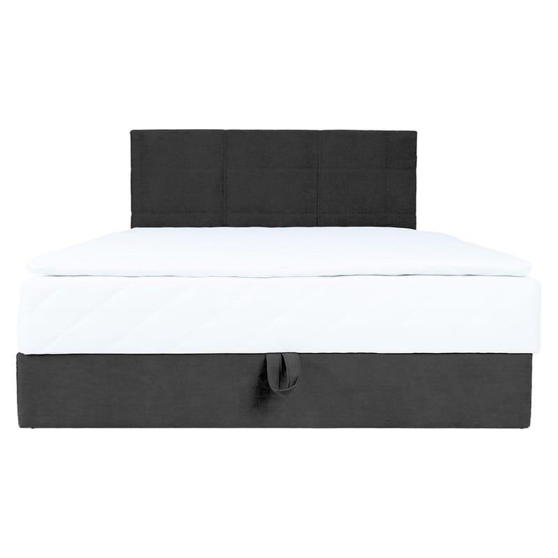 Kontinentalsäng Kalen med madrass 140x200 cm - mörkgrå - Möbler - Säng - Enkelsäng