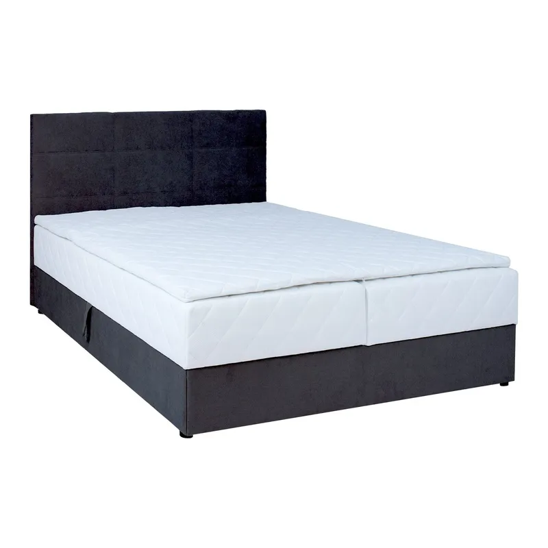 Kontinentalsäng Kalen med madrass 160x200 cm - mörkgrå - Möbler - Säng - Enkelsäng