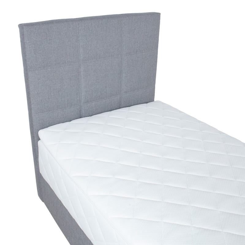 Kontinentalsäng Kalen med madrass 90x200 cm - Grå - Möbler - Säng - Enkelsäng