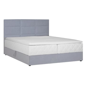 Kontinentalsäng Levi 180x200 cm med madrass - Grå - Möbler - Säng - Kontinentalsäng