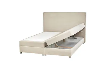 Kontinentalsäng Minister Beige-Silver, 160x200 cm - Beige-Silver, 160x200 cm - Möbler - Säng - Kontinentalsäng