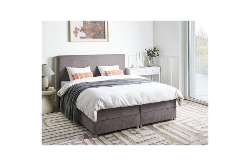 Kontinentalsäng Minister Taupe-Silver, 160x200 cm - Taupe-Silver, 160x200 cm - Möbler - Säng - Kontinentalsäng