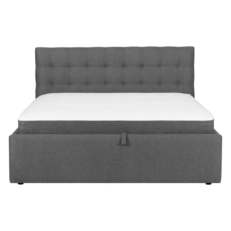 Kontinentalsäng Olsvik 160x200 cm med madrass - Grå - Möbler - Säng - Kontinentalsäng