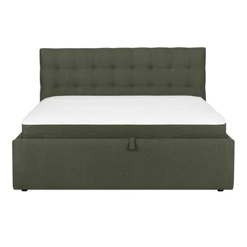 Kontinentalsäng Olsvik 160x200 cm med madrass - grön - Möbler - Säng - Kontinentalsäng
