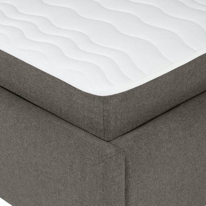 Kontinentalsäng Olsvik 160x200 cm med madrass - Mörkbeige - Möbler - Säng - Kontinentalsäng