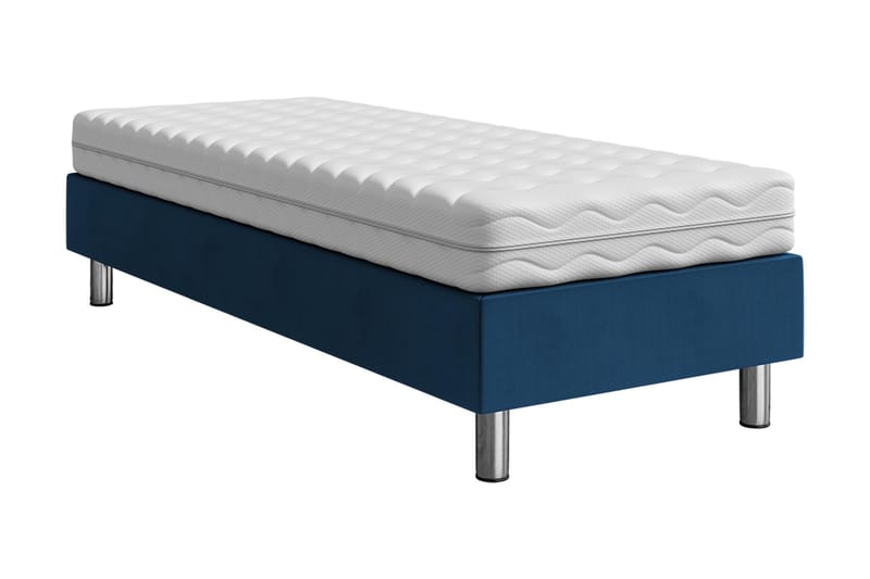Adeliza Kontinentalsäng 120x200 cm - Blå - Komplett sängpaket - Kontinentalsäng