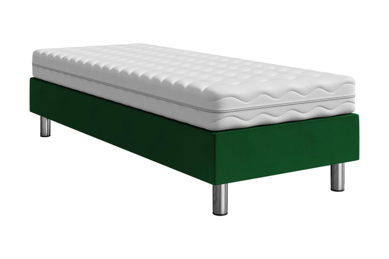 Adeliza Kontinentalsäng 120x200 cm - Grön - Komplett sängpaket - Kontinentalsäng