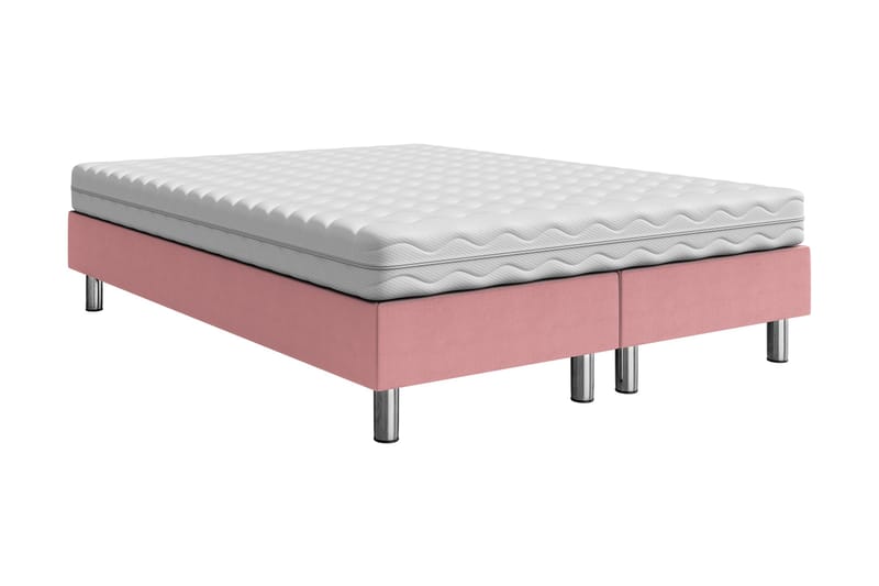 Adeliza Kontinentalsäng 180x200 cm  Rosa - Rosa - Komplett sängpaket - Kontinentalsäng