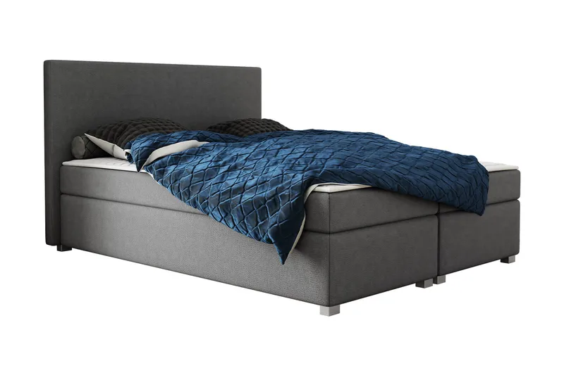 Albettone Kontinentalsäng 140x200 cm - Mörkgrå - Möbler - Säng - Kontinentalsäng