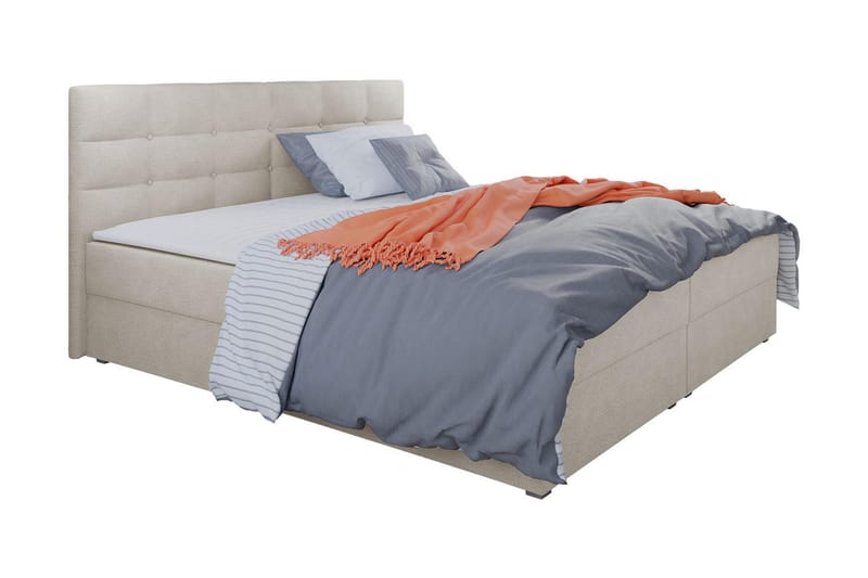 Alvito Kontinentalsäng 180x200 cm med Sänggavel, Beige
