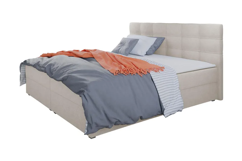 Alvito Kontinentalsäng 180x200 cm med Sänggavel, Beige