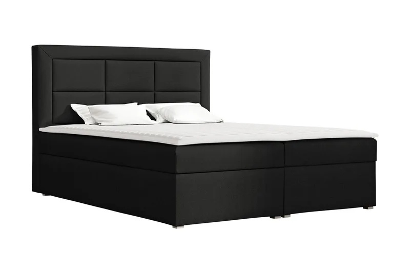 Axlunda Box Kontinentalsäng 180x215 cm, Svart
