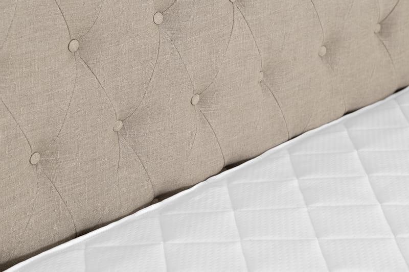 Bed Deluxe Komplett Sängpaket180x200 cm - Beige - Dubbelsäng - Komplett sängpaket - Kontinentalsäng
