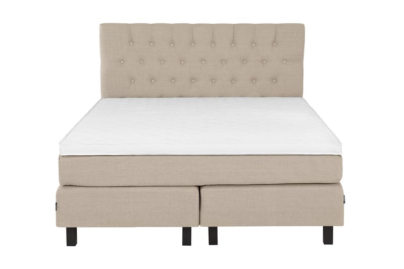 Bed Deluxe Komplett Sängpaket180x200 cm - Beige - Dubbelsäng - Komplett sängpaket - Kontinentalsäng